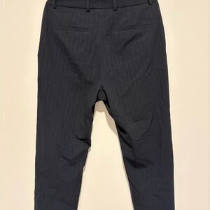 Zara Black Pinstripe Dress Pants